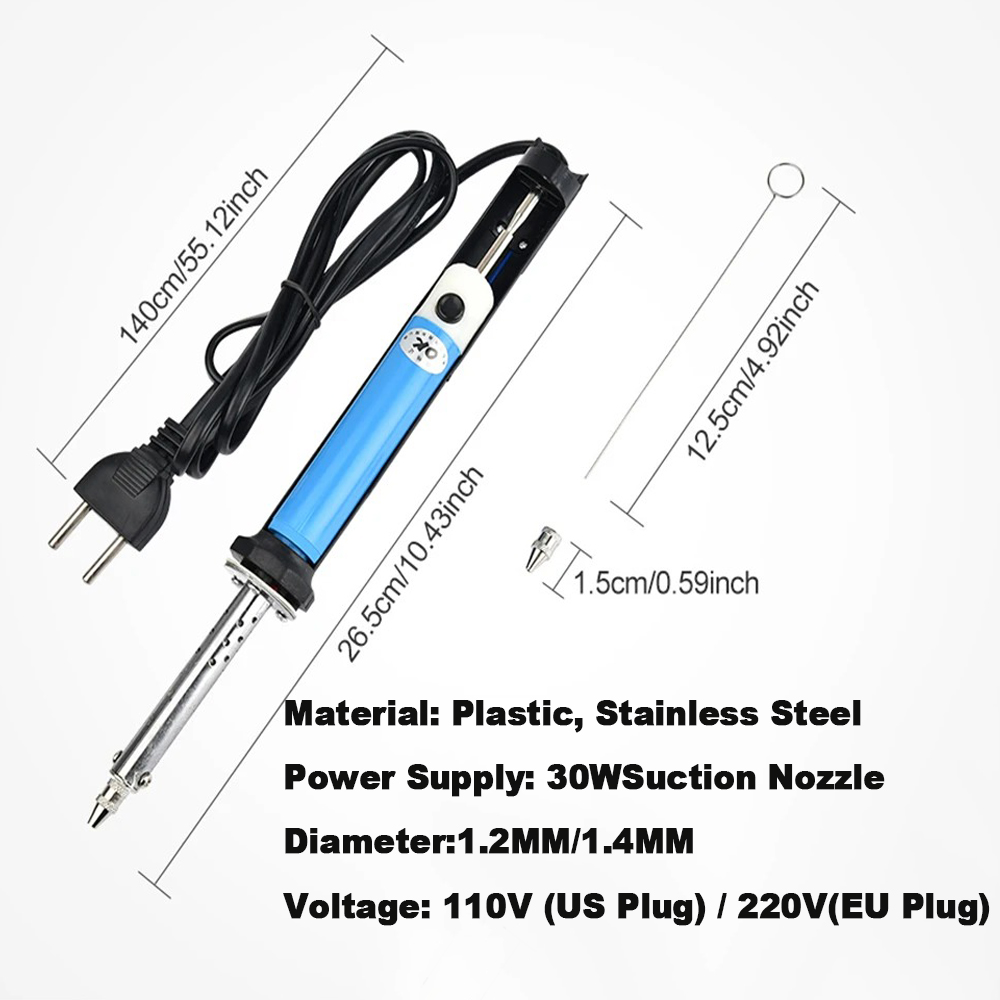Zestaw do odsysania cyny elekt – Desoldering Gun Vacuum Electric recenzja i cena