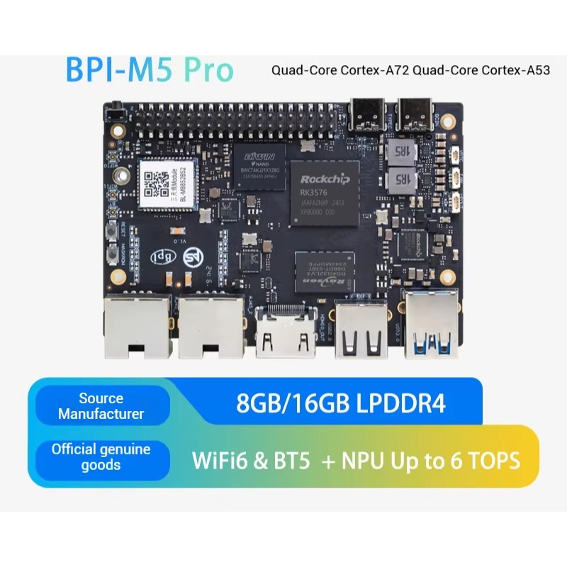 【Gorąca Wyprzedaż】BPI-M5 Pro A – Banana Pi Bpi-M5 recenzja i cena
