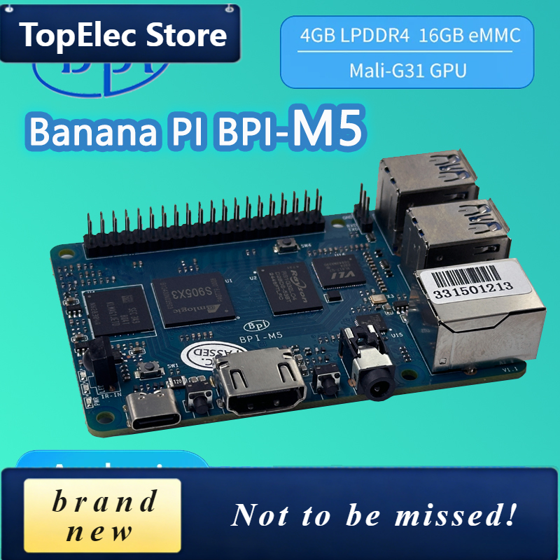 TopElec Banana PI BPI-M5 4GB L – Banana Pi Bpi-M5 recenzja i cena
